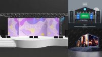 2417+ Event Stage Mockup Free Editable Mockup PSD