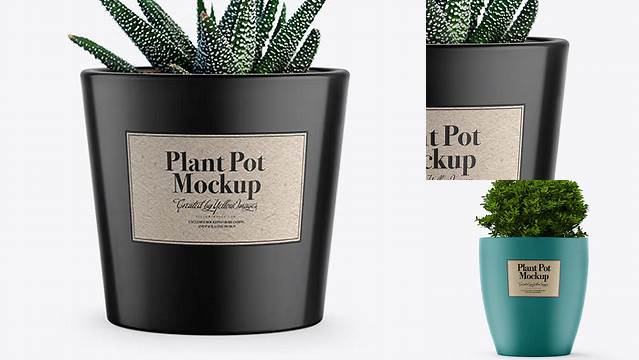 2418+ Glossy Pot PSD Mockup Elegant and Stylish Mockup