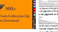 2419+ Tamil Fonts Ttf Collection Zip Include TIFF