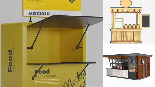 2420+ Food Booth Mockup Smart PNG Image