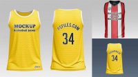 2426+ Free Mockup Jersey Basketball Smart Layer PSD