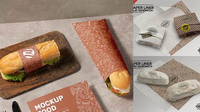 2428+ Sandwich Wrap Mockup Free Stylish Free PSD