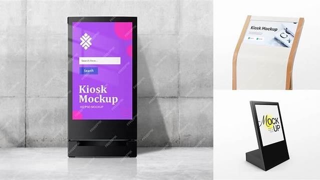 2429+ Kiosk Mockup Psd Premium PSD Freebie