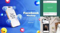 243+ Facebook Post Mockup Smart Layer PSD