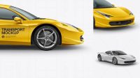 243+ Ferrari 458 Italia PSD Mockup Side View Advanced Editable Template Free