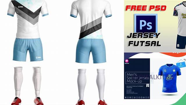 243+ Jersey Futsal Mockup Elegant Photoshop Mockup