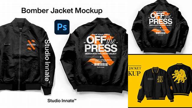 2440+ Bomber Jacket Mock Up Free Professional Design PSD