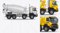 2444+ Mixer Truck Mockup Free High-Resolution Graphic