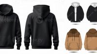 2446+ Mockup Hoodie Depan Belakang Psd Smart PNG Image