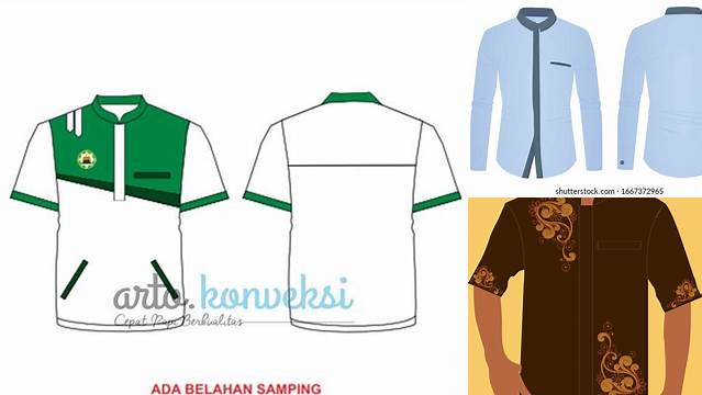 245+ Desain Baju Koko Vector Layered PSD File