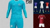 2451+ Football Kit Mockup Psd Custom PSD Mockup Template