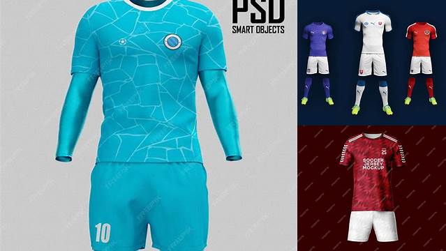 2451+ Football Kit Mockup Psd Custom PSD Mockup Template