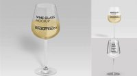 2457+ Free Wine Glass Mockup Easy Editable