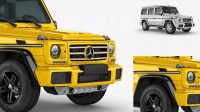 2461+ Mercedes-Benz G class PSD Mockup Half Side view Creative Photoshop Resources