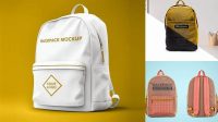 2471+ Backpack Mockup Psd Free Download High-Quality Editable PSD