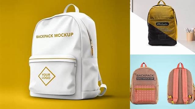 2471+ Backpack Mockup Psd Free Download High-Quality Editable PSD