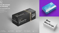 2471+ Rectangle Box Mockup Psd Free Download Best for Showcase