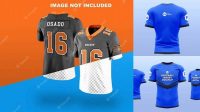 2473+ Football Jersey Mockup Psd Free Download PSD for Free