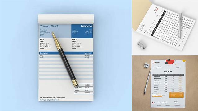 2477+ Invoice Book Mockup Free Download Stylish PSD for Free