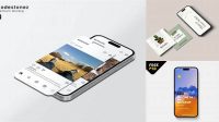 2477+ Iphone Social Media Mockup Free Graphic Mockup PSD