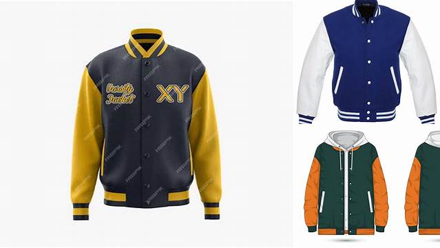 2477+ Letterman Jacket Mockup High-Quality Editable PSD