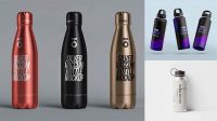 2482+ 1.5L Metallic Bottle PSD Mockup Free Design Resource