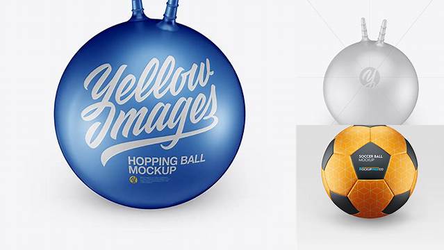 2482+ Metallic Hopper Ball PSD Mockup Download Customizable PSD