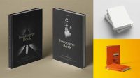 2482+ Two Hardcover Books PSD Mockup Customizable Photoshop Template