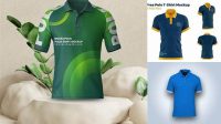 2491+ Polo Shirt Mockup Free Stylish PSD for Free