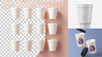 2491+ Styrofoam Cup PSD Mockup Premium Freebie for Designers