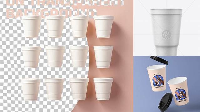 2491+ Styrofoam Cup PSD Mockup Premium Freebie for Designers