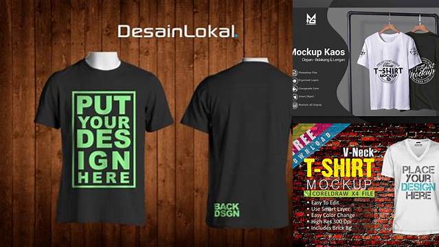 2499+ Mockup Kaos Cdr Jangkrik Exclusive Layered PSD Mockup