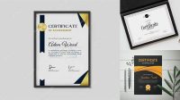 2502+ Certificate Mockup Best for Showcase