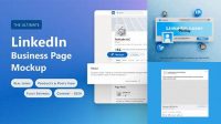 2504+ Linkedin Mockup Free Digital Download