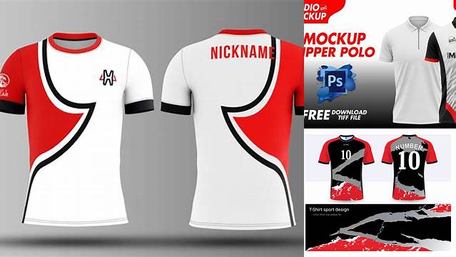 2506+ Sport Shirt Mockup Free Include TIFF