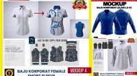 2521+ Baju Korporat Mockup PSD Free Download