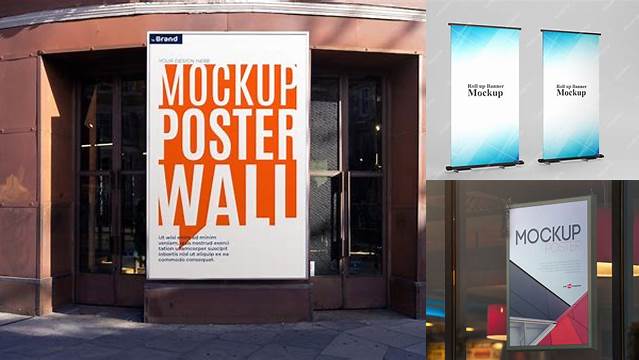 2522+ Post Protector PSD Mockup Front View Easy-to-Use PSD Template