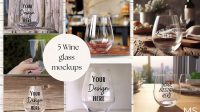 2523+ Stemless Wine Glass Mockup Free Mockup Templates