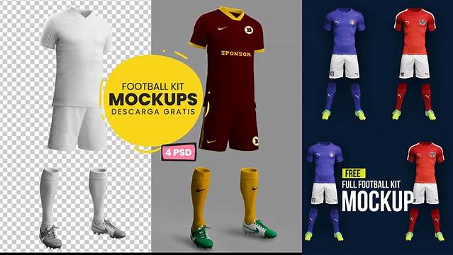 2524+ Mockup Uniforme De Futbol Gratis Download Free