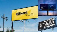 2528+ Mockup Billboard Free Free PSD