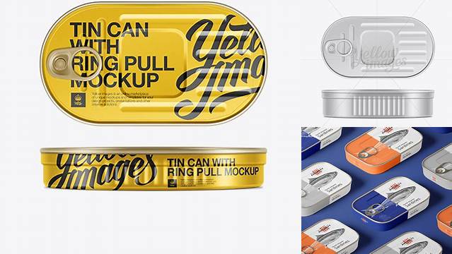 2536+ Sardine Tin Can Mock-up Unique High-Resolution PSD