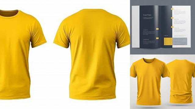 2537+ Yellow Images Mockups Free Download Best for Showcase