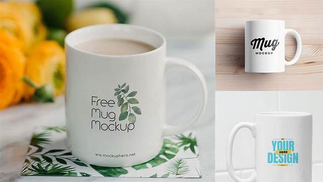 2539+ Free Mug Mockup Generator Free PSD