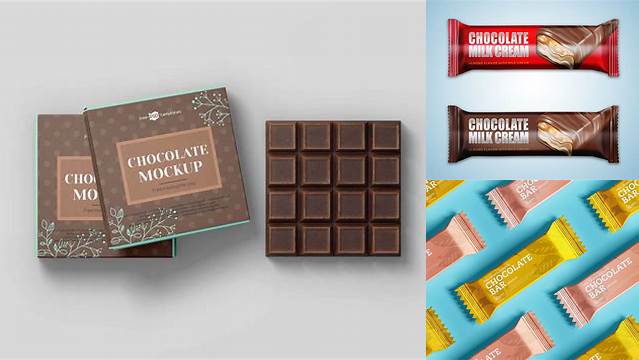 2540+ Chocolate Mockup PSD Free Download