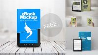 2540+ Ebook Mockup Free Free PSD