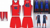 2547+ Basketball Uniform Mockup Free Best for Showcase