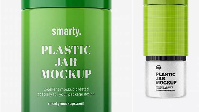 2547+ Plastic Jar Mockup Free Download Smart PNG Image