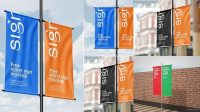 255+ Street Banner Mockup Download Free