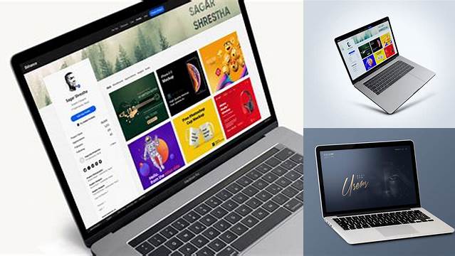 2551+ Adobe Xd Macbook Mockup PSD Free Download