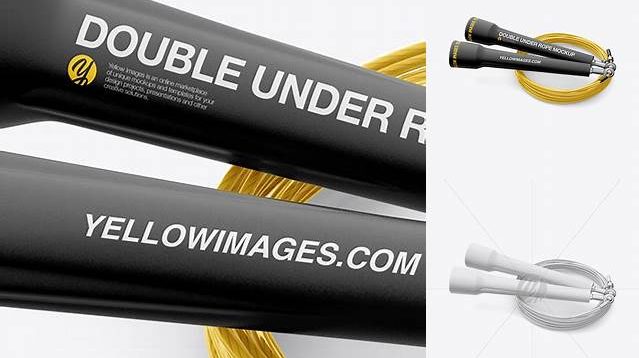 2556+ Double Under Jump Rope PSD Mockup Free Downloadable PSD